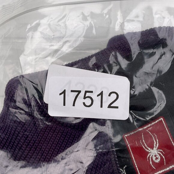 Spyder Jacket Women XSmall Purple Full Zip Heavy Knit Racing Moto Classic - Picture 13 of 13